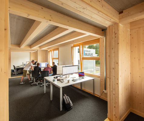 Pavillon wood-iD, Bluefactory, Fribourg | JPF-Ducret